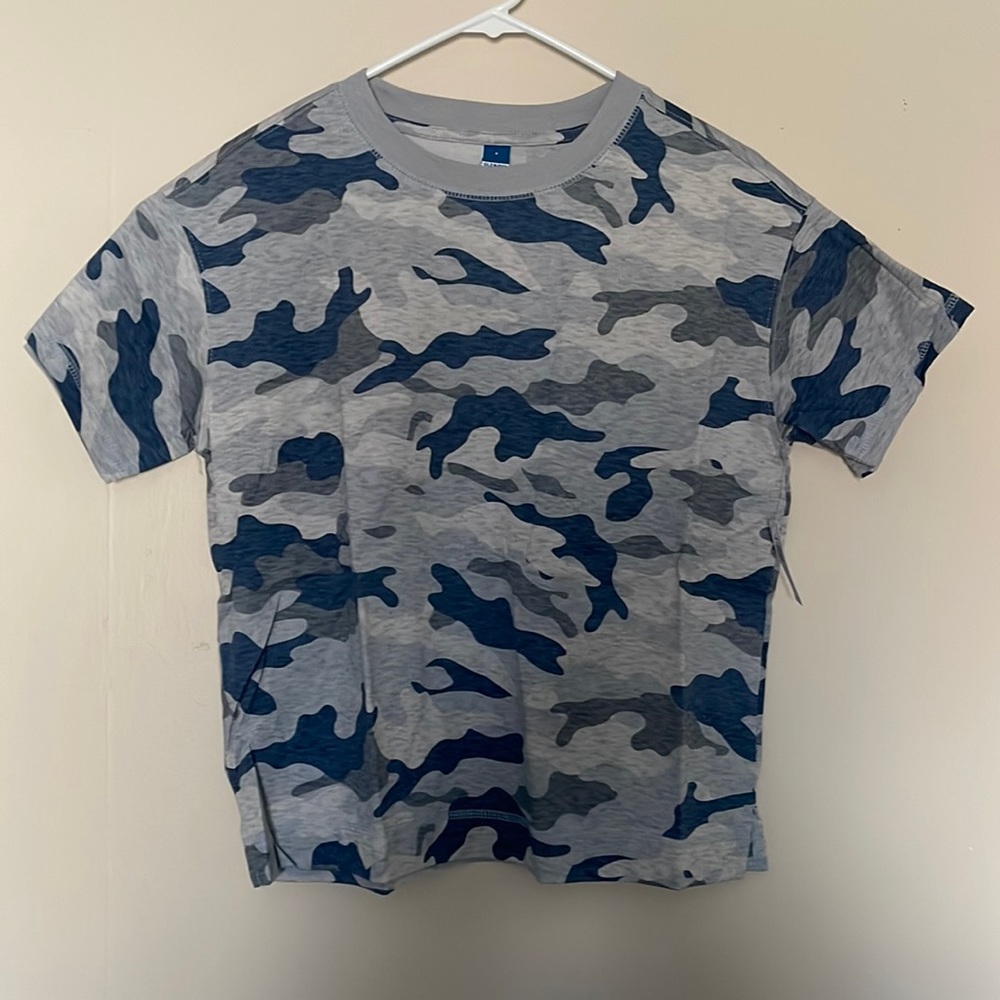 Old Navy Loose Vintage Short Sleeve Camo Easy T-Shirt